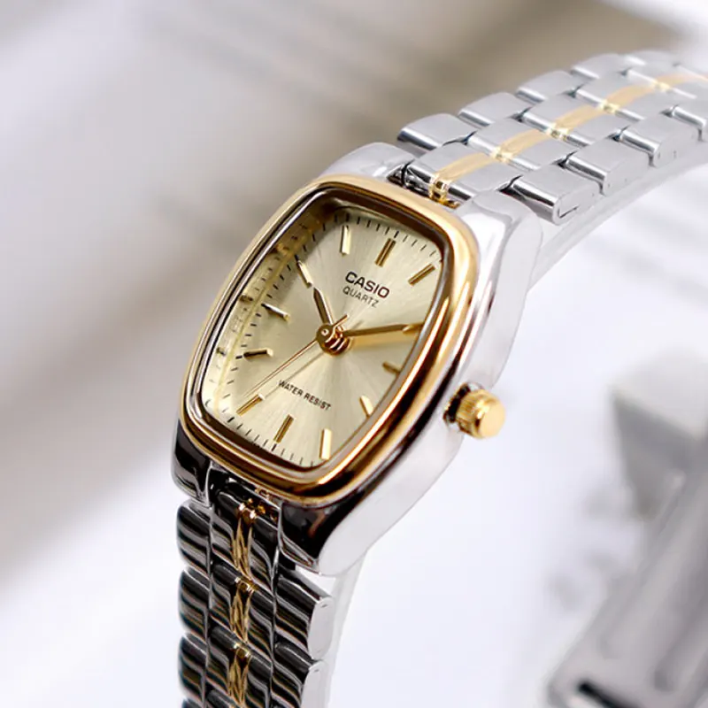 Casio LTP-1169G-9A Gold Dial Two-tone Ladies Watch